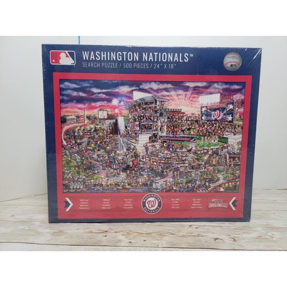 MLB Washington Nationals Can You Find Joe Puzzle Baseball 500‎ piece puzzle New - Picture 1 of 7